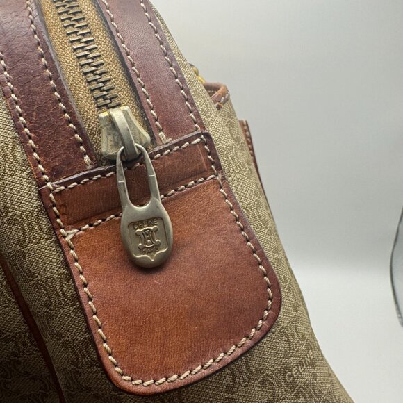 SOLD!!! Vintage Celine Macadam Top Handle Bag - Picture 5 of 16